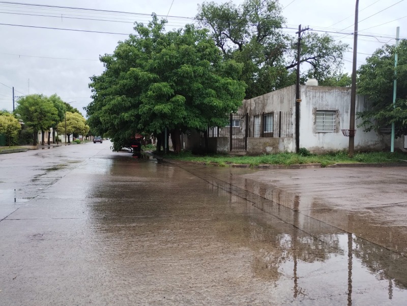 La lluvia de la madrugada se hizo sentir sobre Olavarra